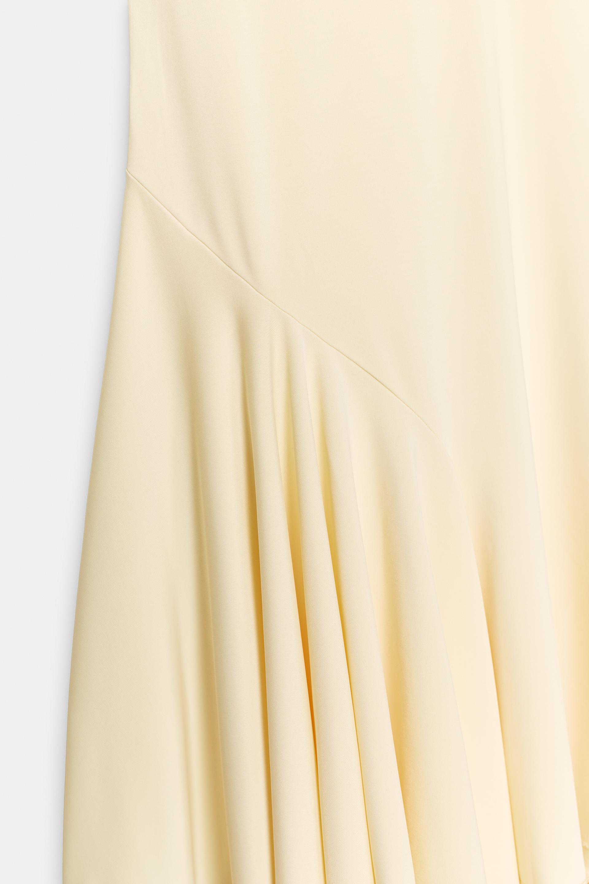 Spaghetti Strap V-Neck Asymmetric-Hem Mini Dress
