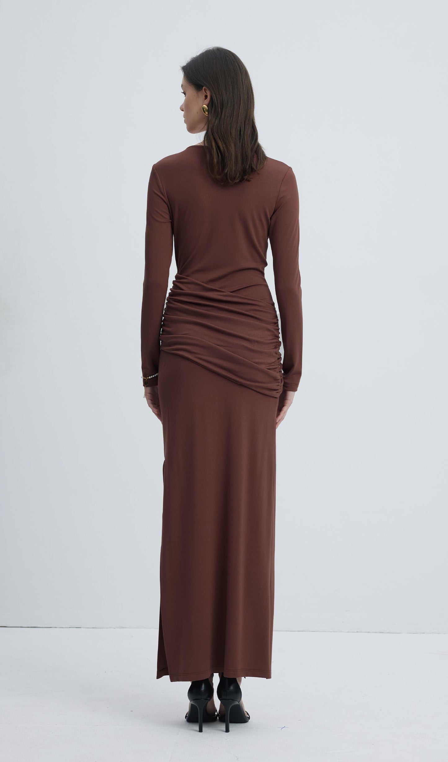 Jersey Seductive Fitted Maxi Dress