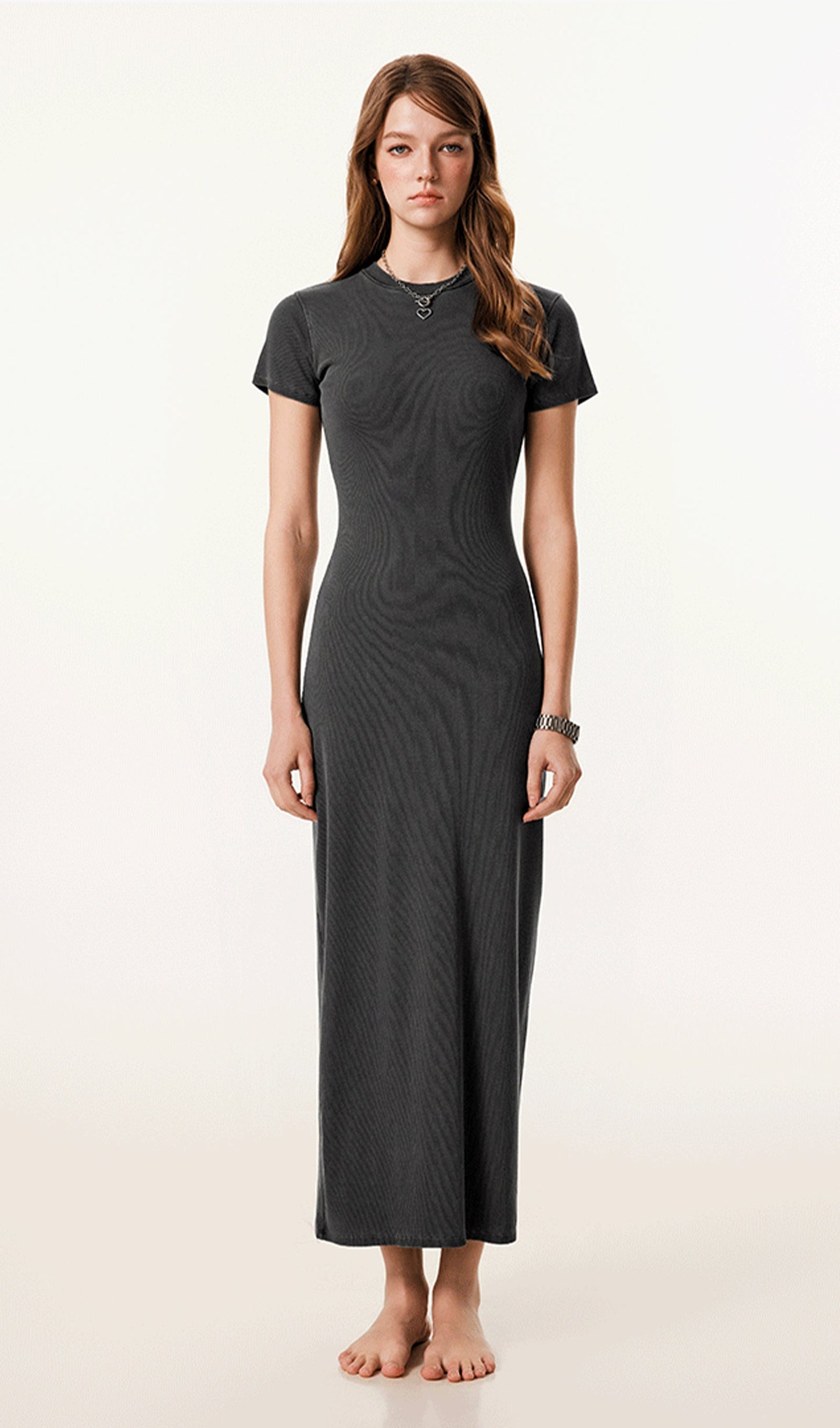 Jersey Bodycon Midi Dress