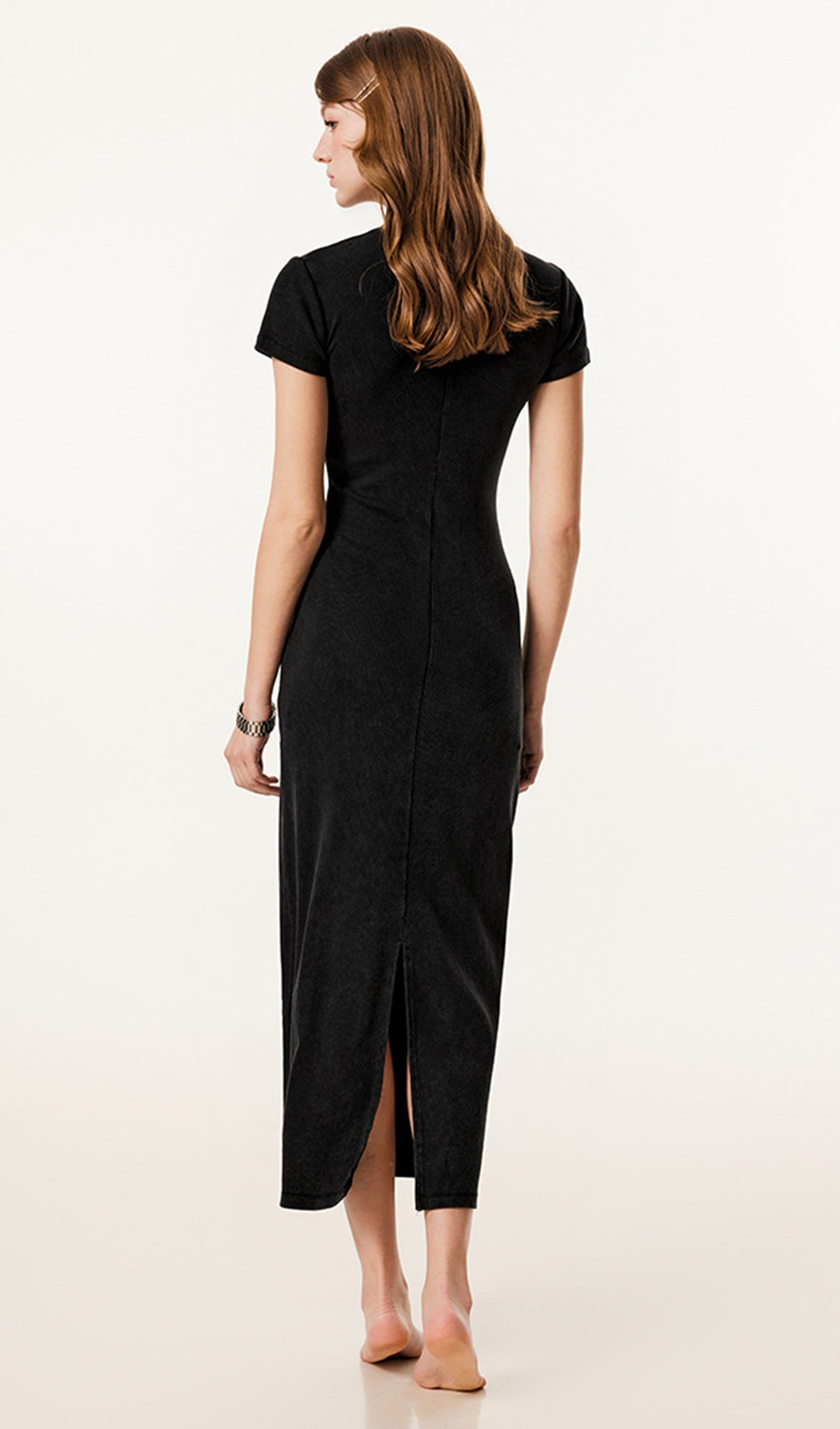 Jersey Bodycon Midi Dress