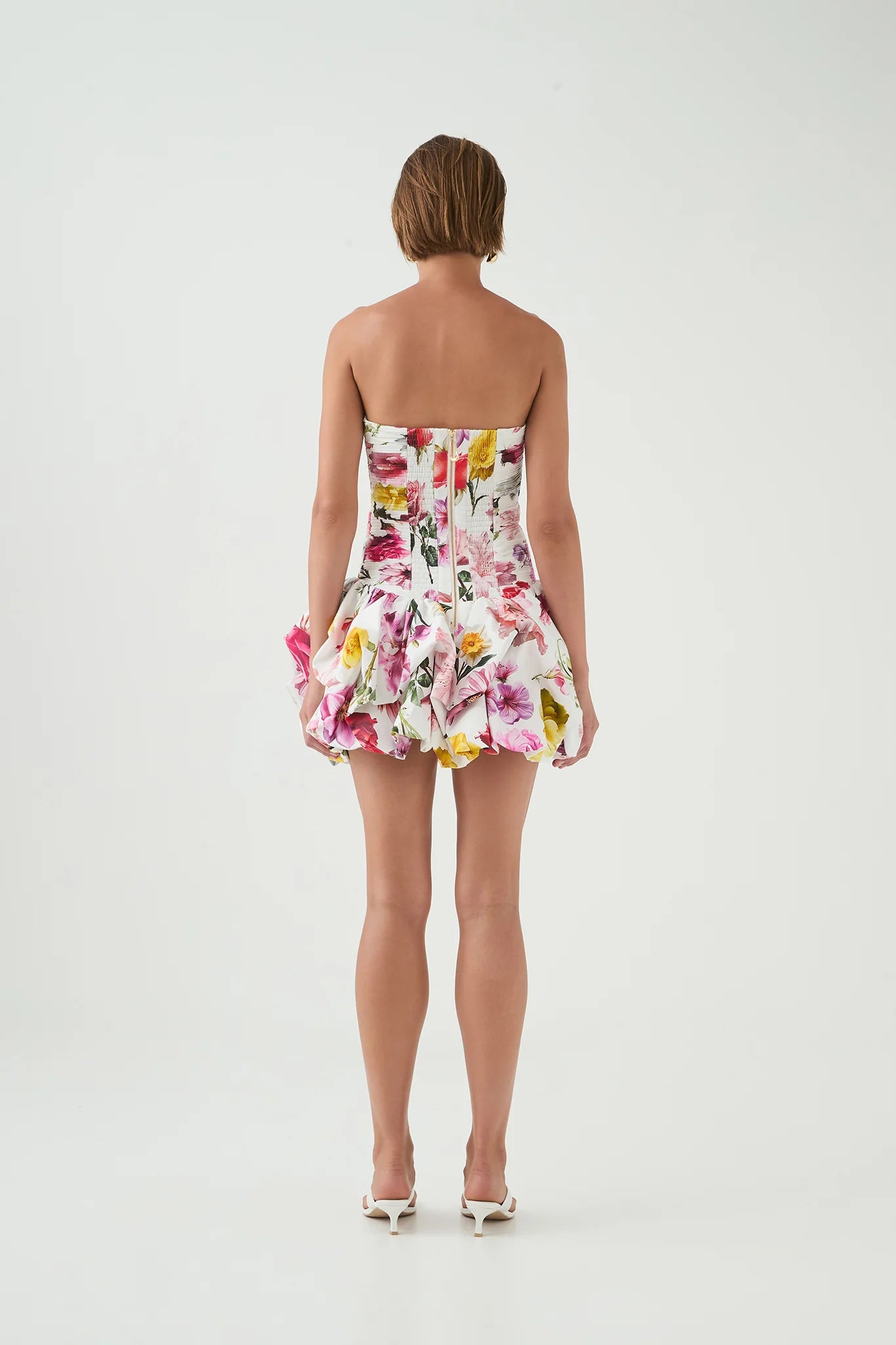 Violette Bubble Hem Mini Dress