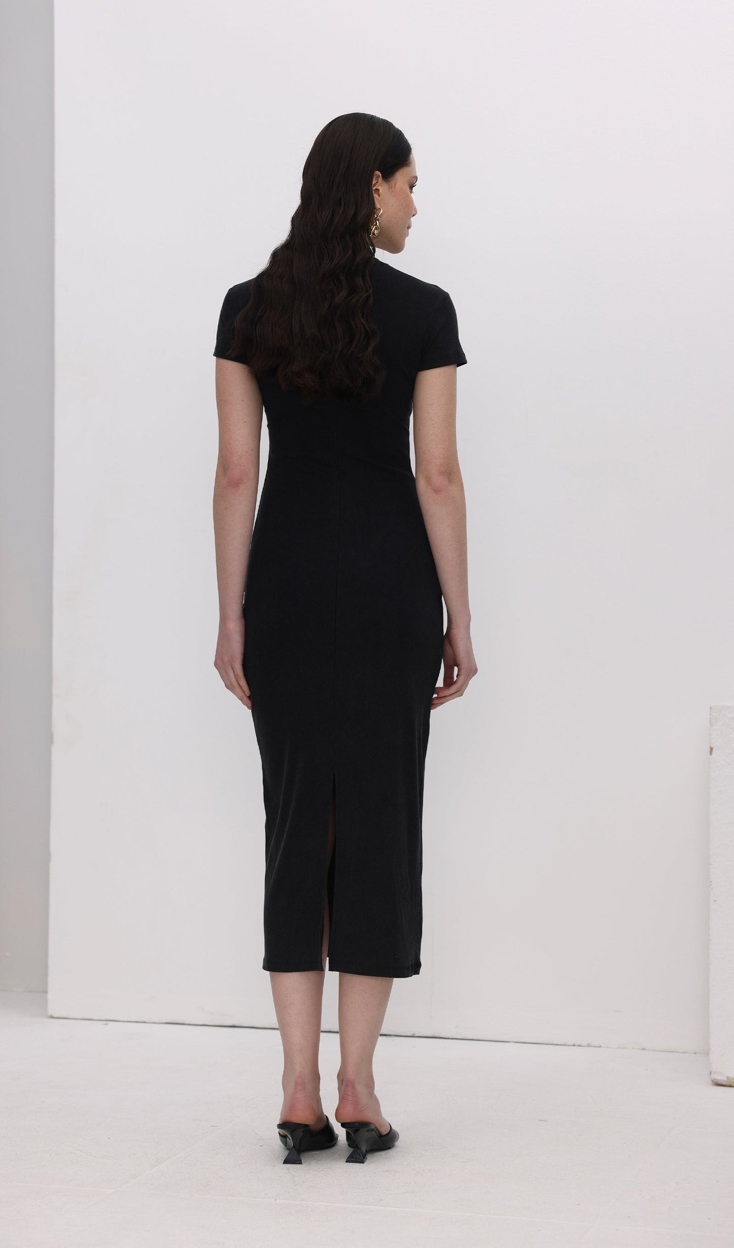 Jersey Bodycon Midi Dress