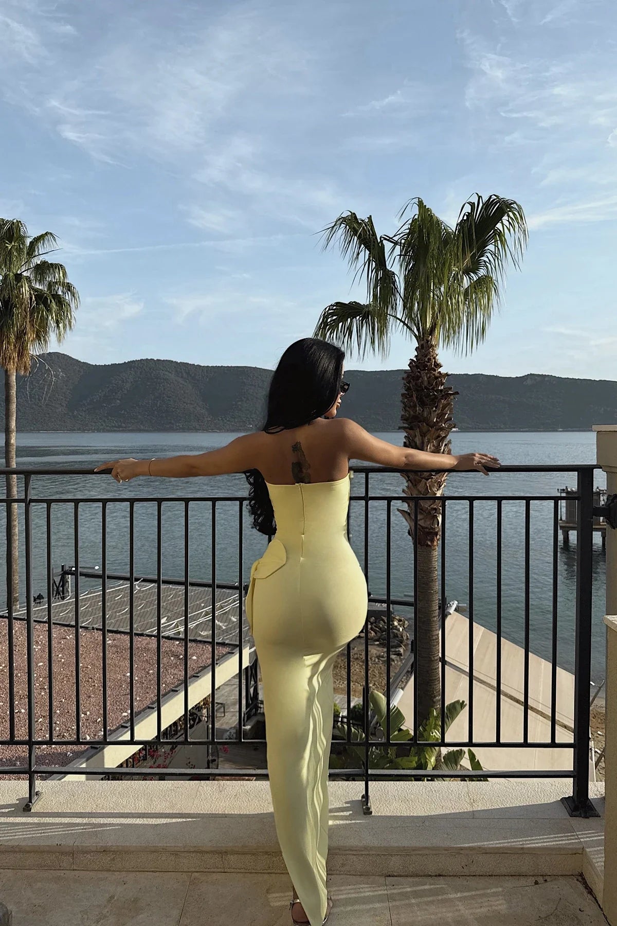 Off shouder Strapless Dress
