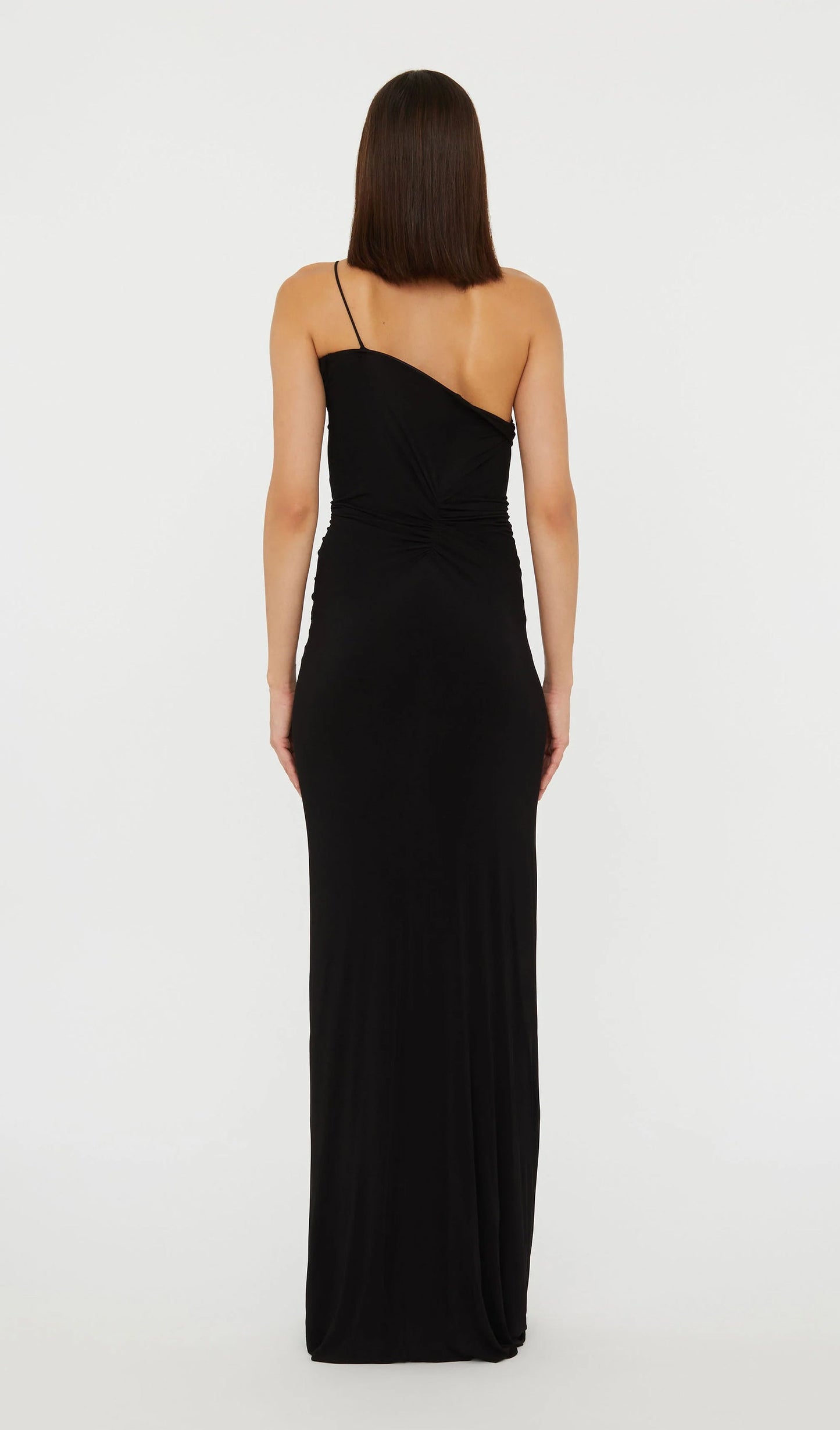 Jersey Ruched Maxi Dress