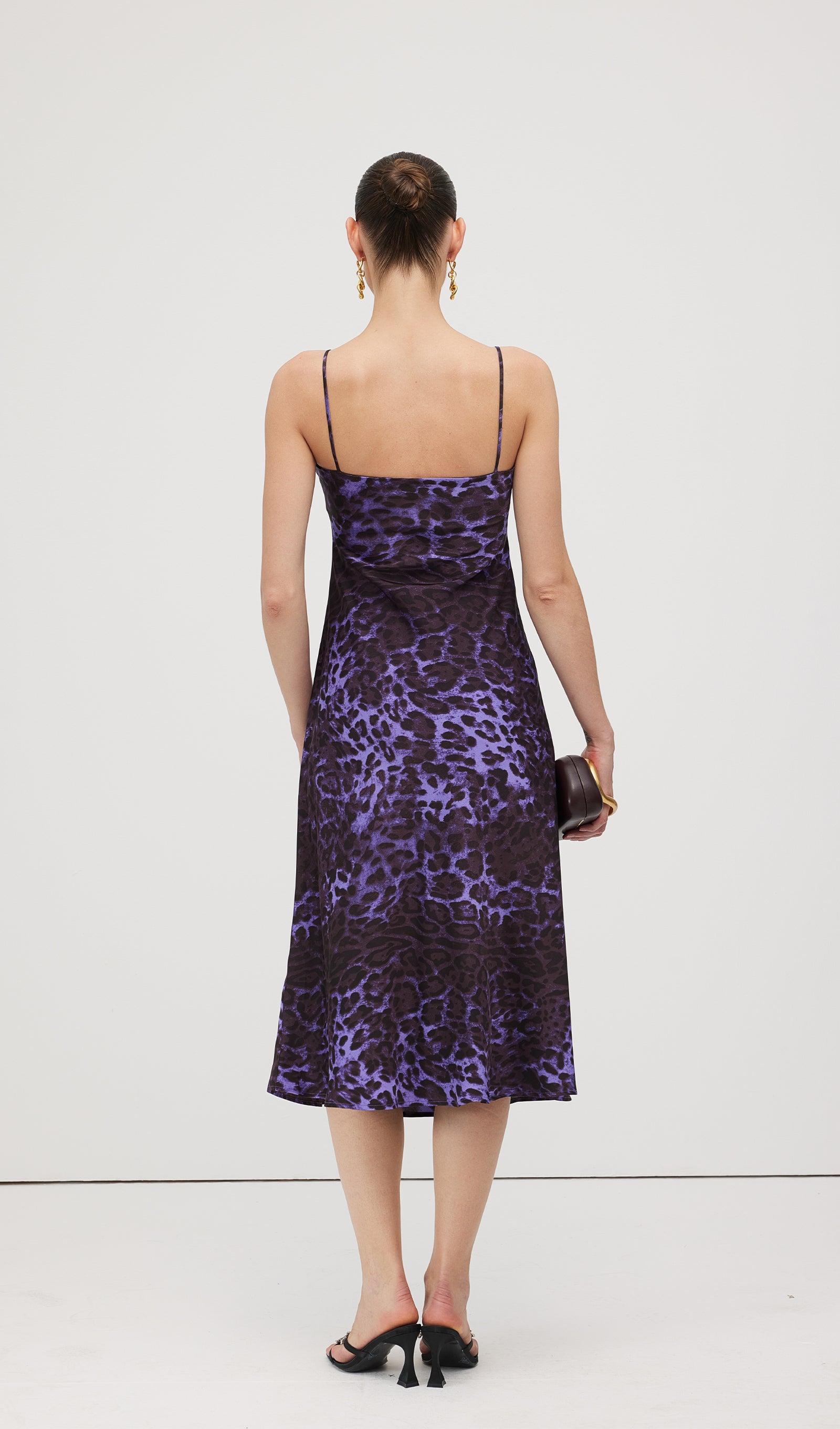 Leopard Print Midi Dress