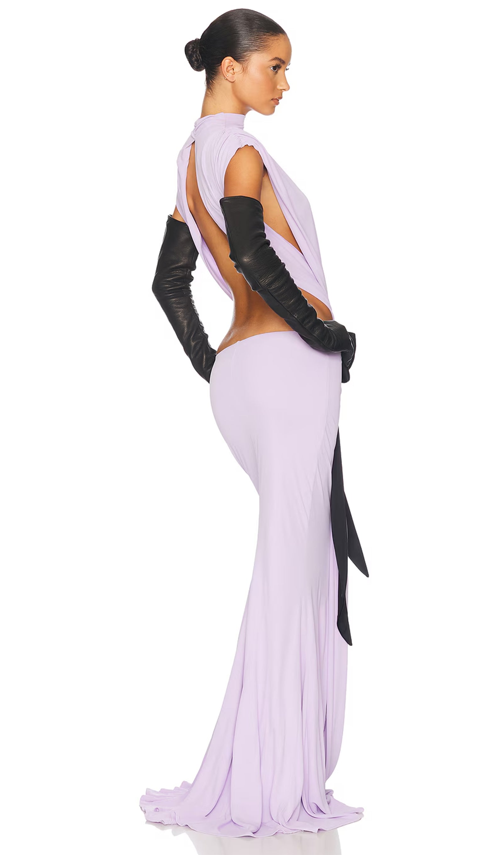 Jersey Cut Out Detail Maxi Dress