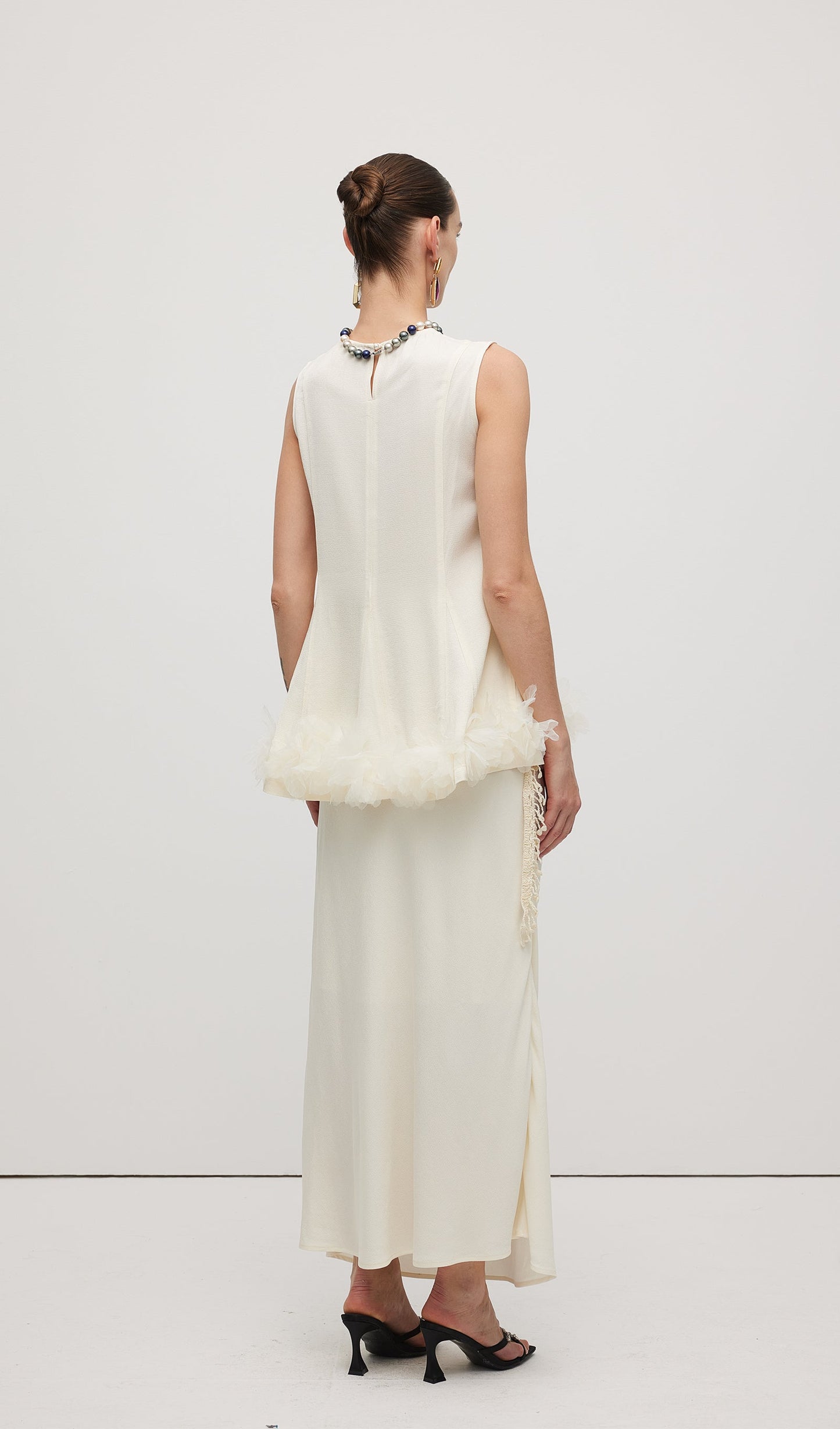Braided Belted Maxi Skirt