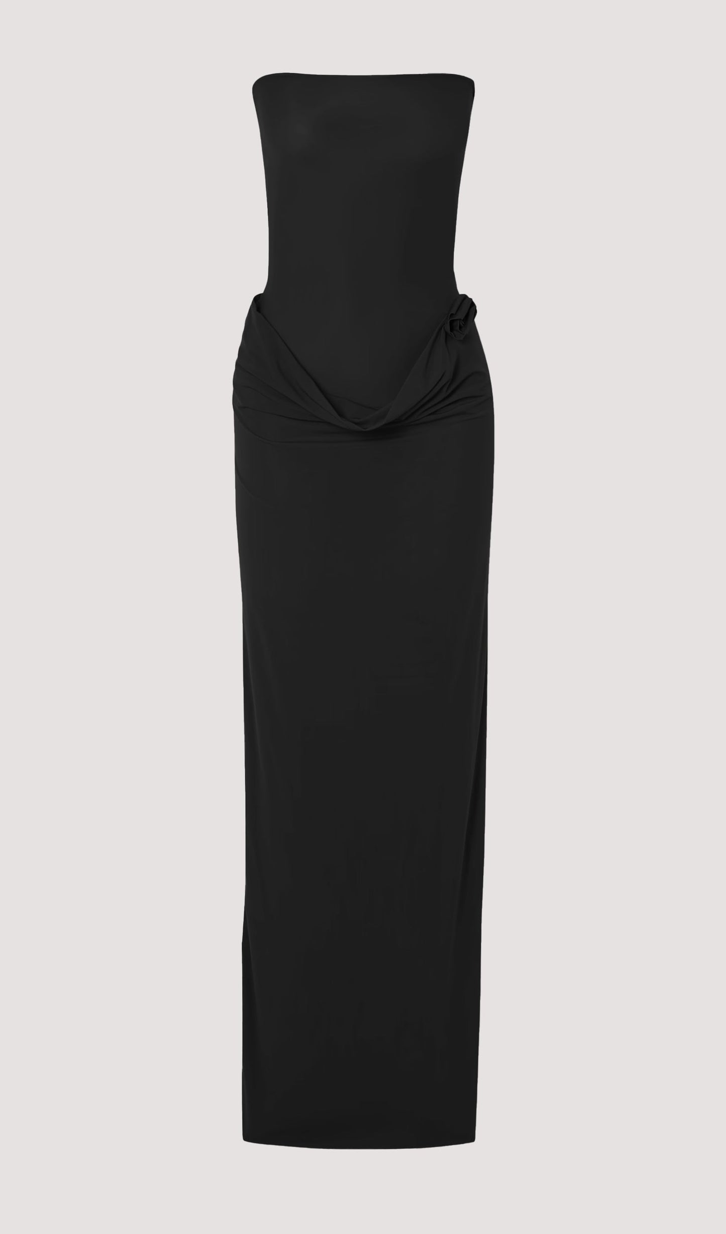 Appliqued Stretch Jersey Maxi Dress