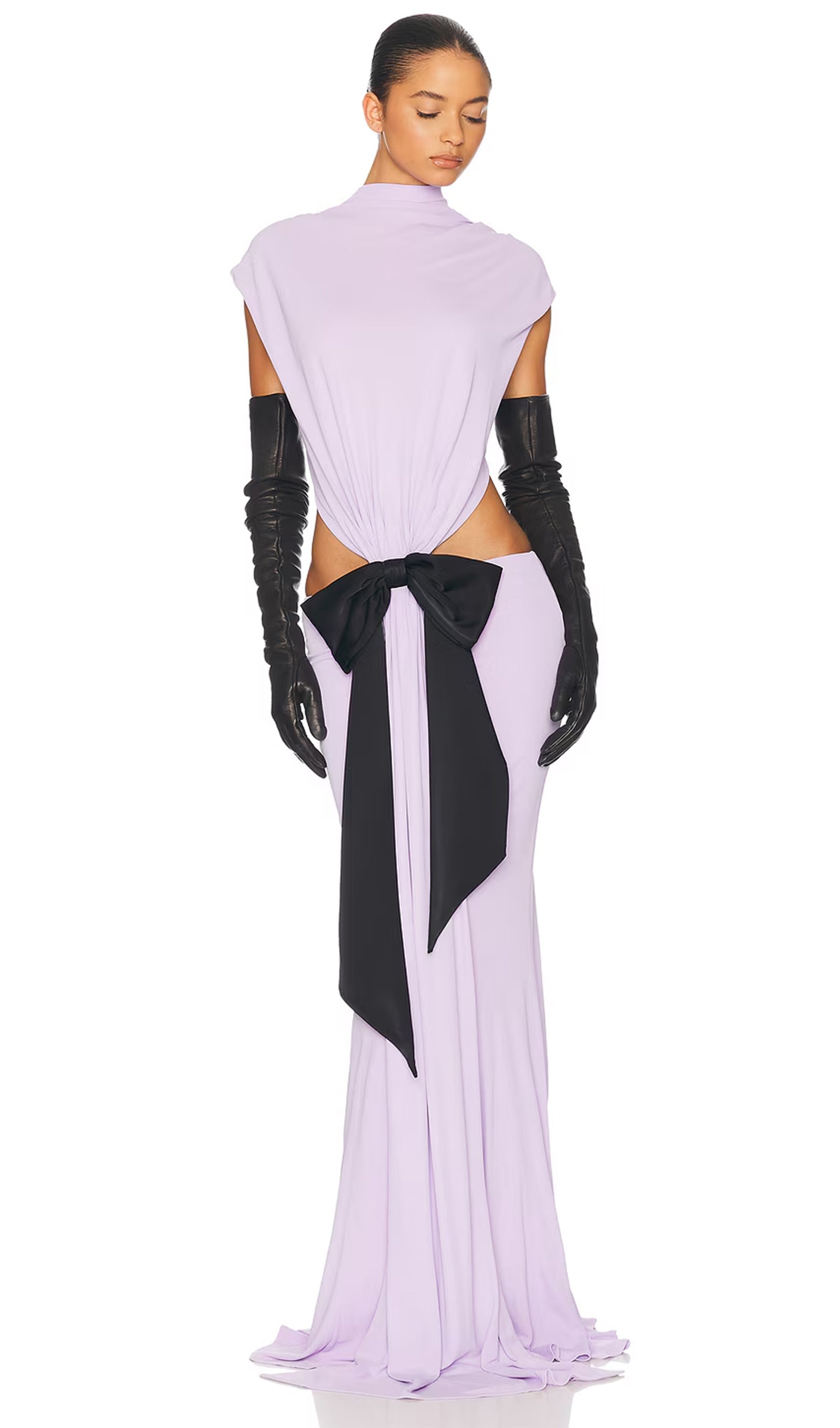 Jersey Cut Out Detail Maxi Dress