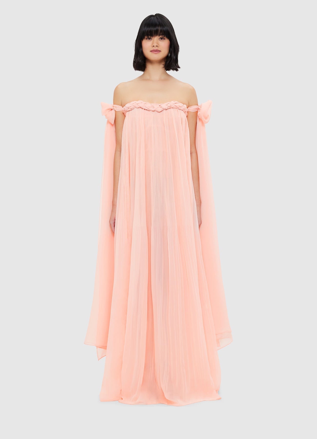 Camilla Draped Floor Length Dress
