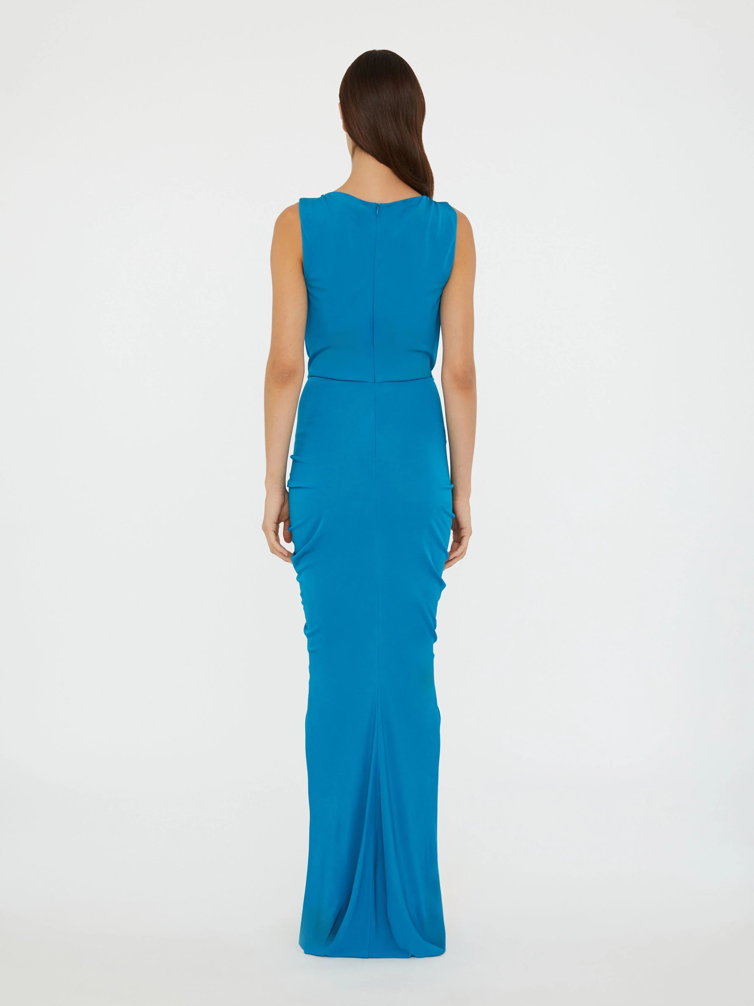 Bateau Drape Disconnect Tank Dress