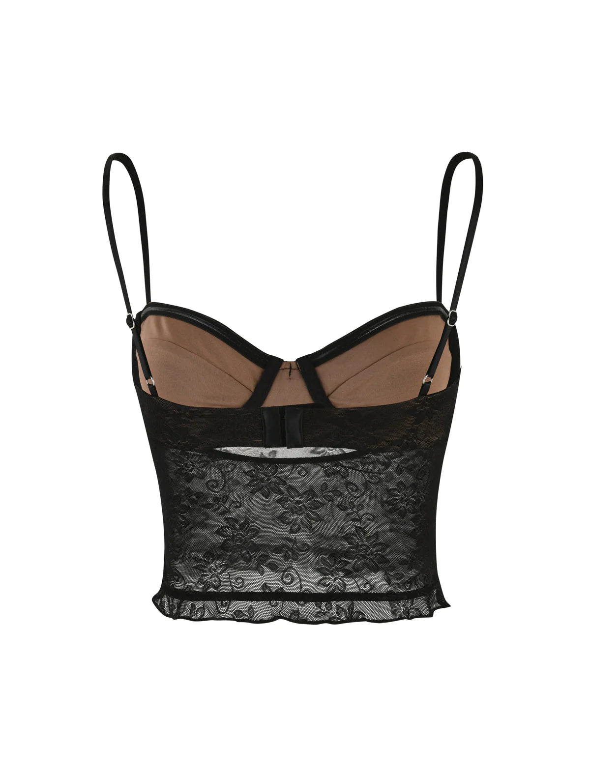 Spaghetti Strap Corset Lace Top and Skirt Set