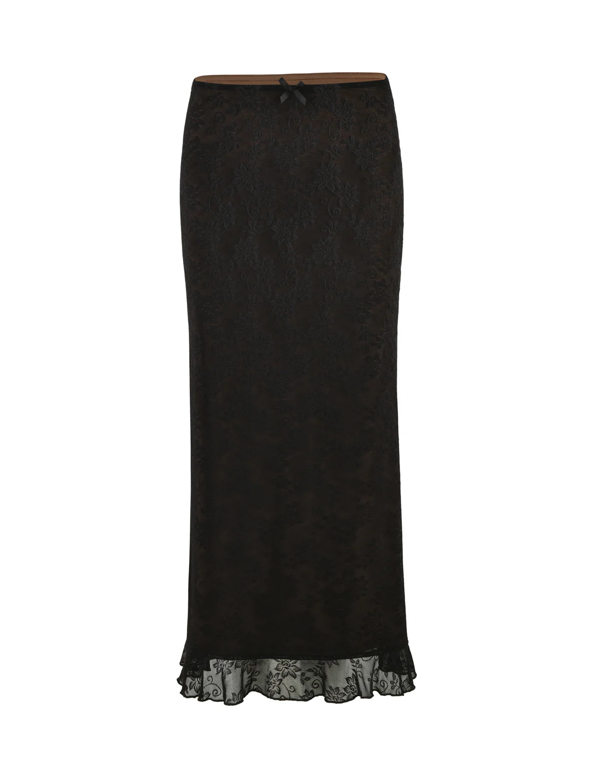 Spaghetti Strap Corset Lace Top and Skirt Set