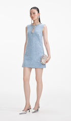 Sequin Boucle Mini Dress