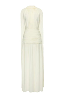 Scarf-Style Backless Maxi Dress