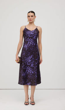 Leopard Print Midi Dress