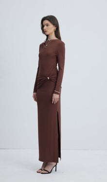 Jersey Seductive Fitted Maxi Dress