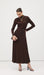 Jersey Metallic Decor Maxi Dress