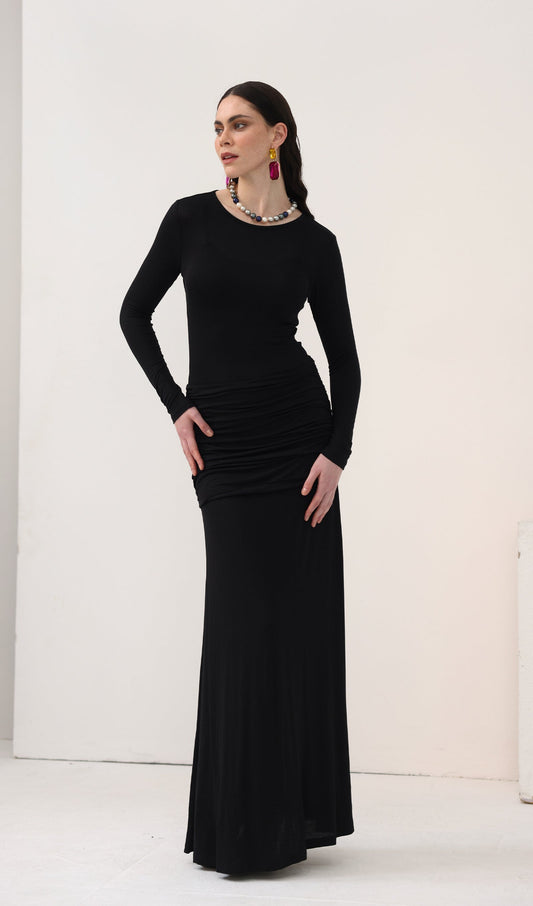 Semi Transparent Maxi Dress