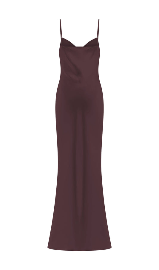 Sweetheart Satin Maxi Dress