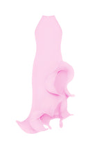 Sleeveless Smocked Floral Ruffled Wave Hem Dress