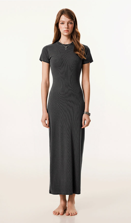 Jersey Bodycon Midi Dress