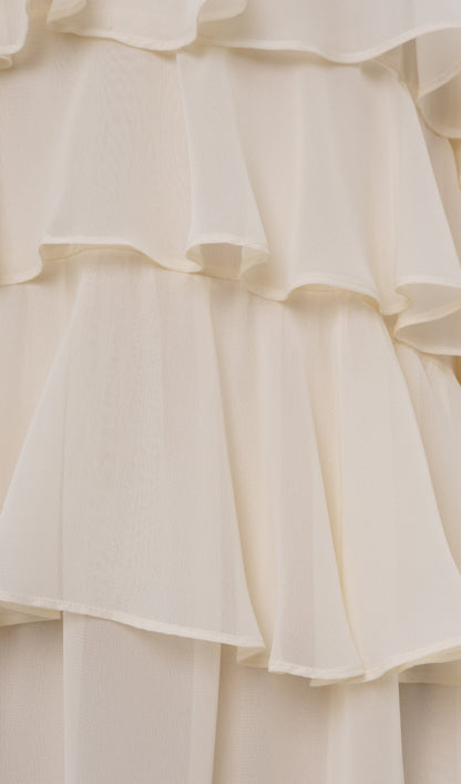 Airy With Ruffles Maxi Dress