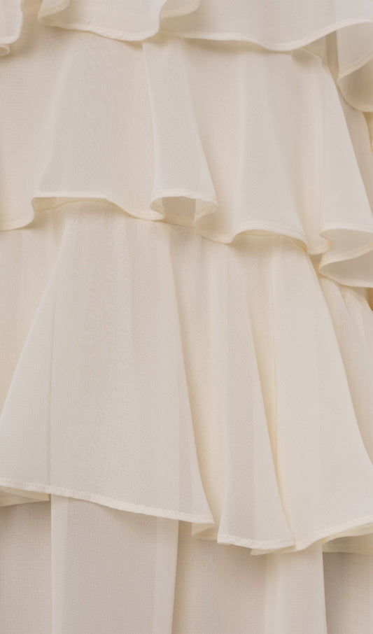 Airy With Ruffles Maxi Dress
