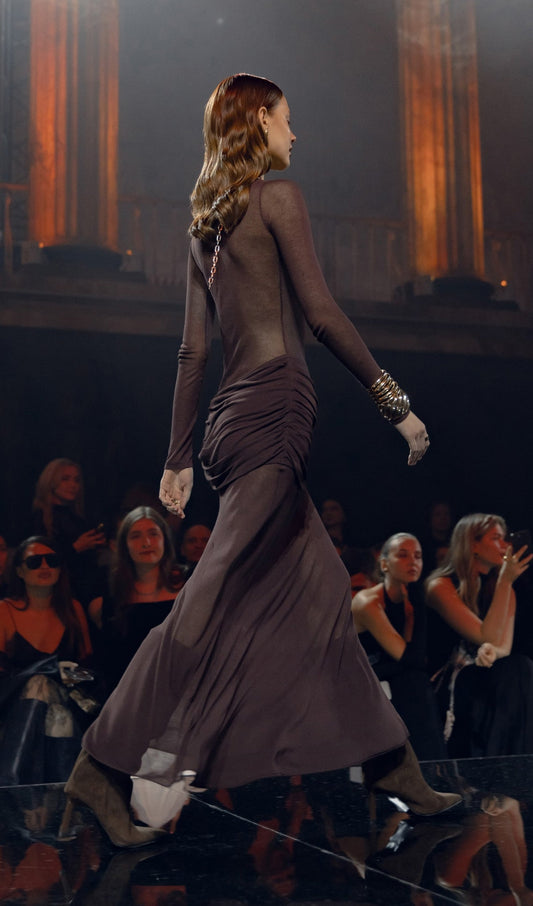 Semi Transparent Maxi Dress
