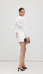 Combo With Wrap Bodice Mini Dress