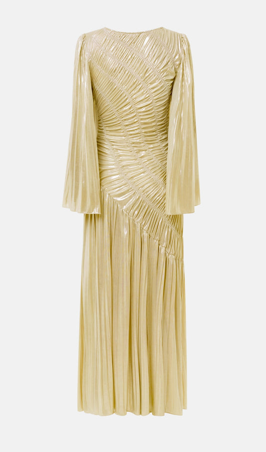 Metallic Maxi Dress