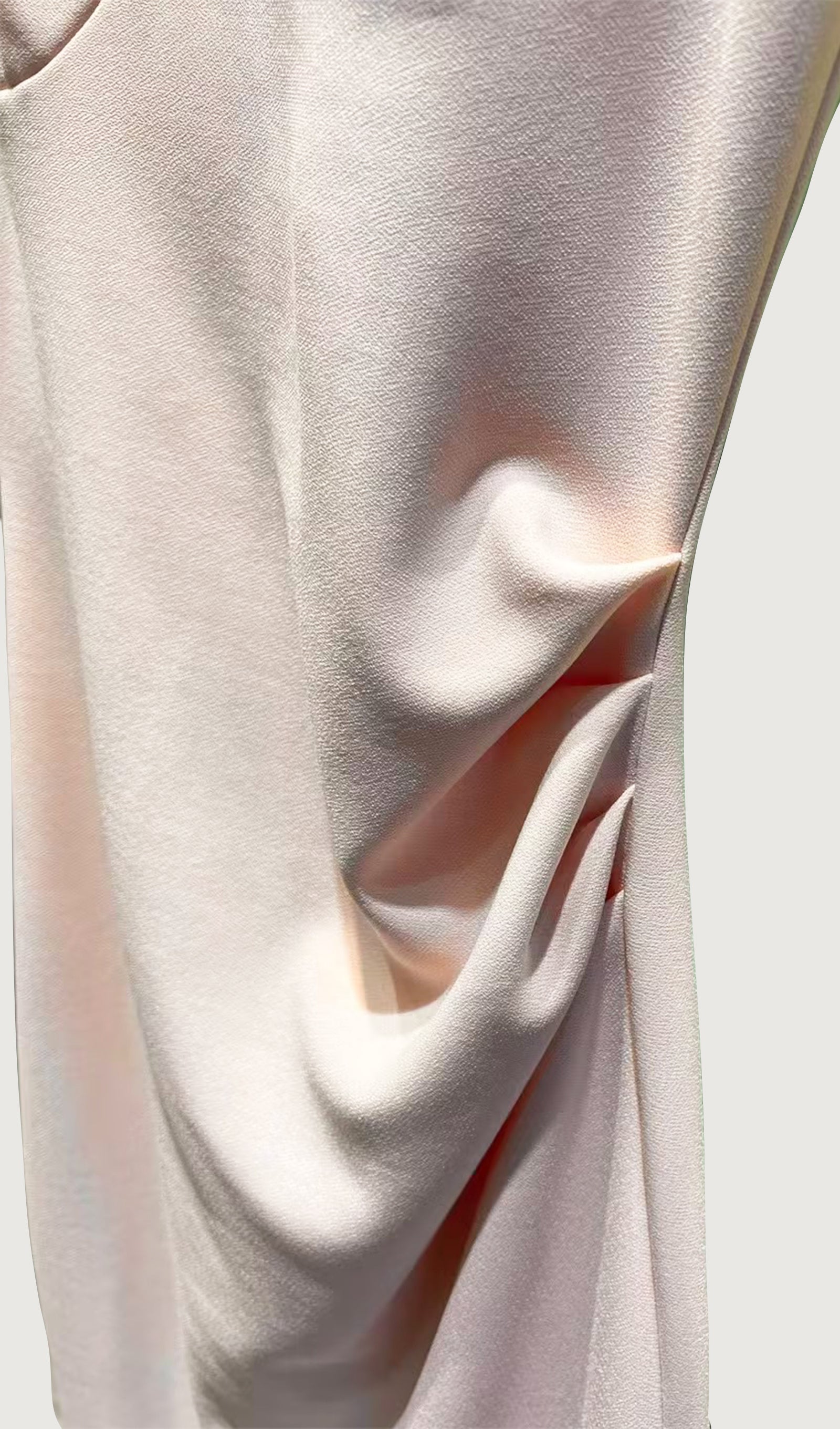 Solid A Line Midi Dress