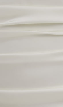 Satin Halter Draped Bodice Maxi Dress