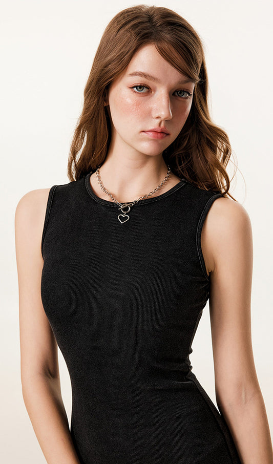 Ribbed Bodycon Midi Dress