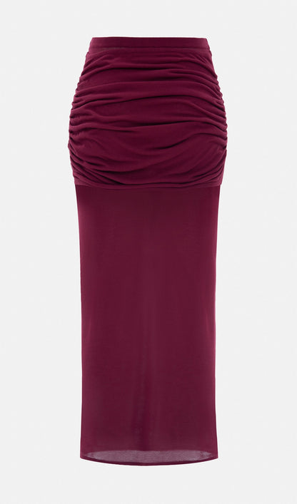 Short Sleeved Jersey Midi Skirt Sets