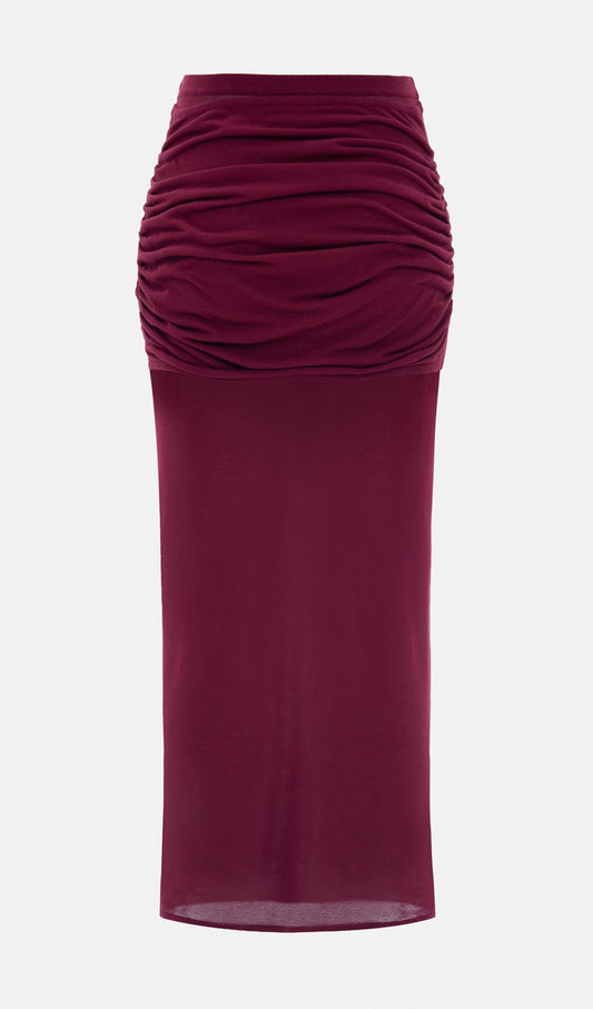Short Sleeved Jersey Midi Skirt Sets