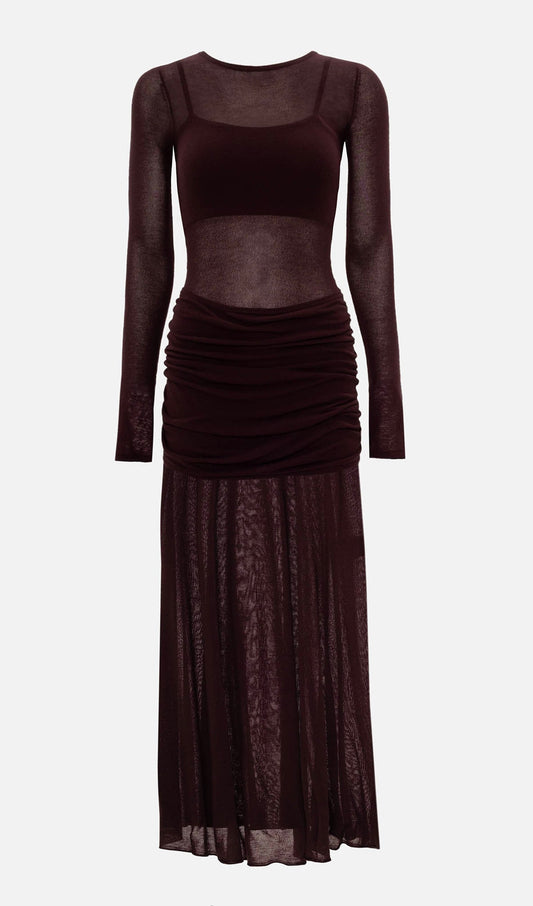 Semi Transparent Maxi Dress