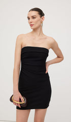 Strapless Diamond Embellished Mini Dress