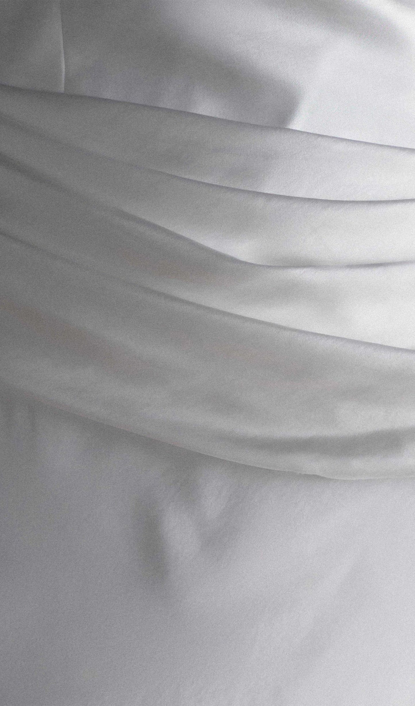 Strapless Satin Maxi Dress