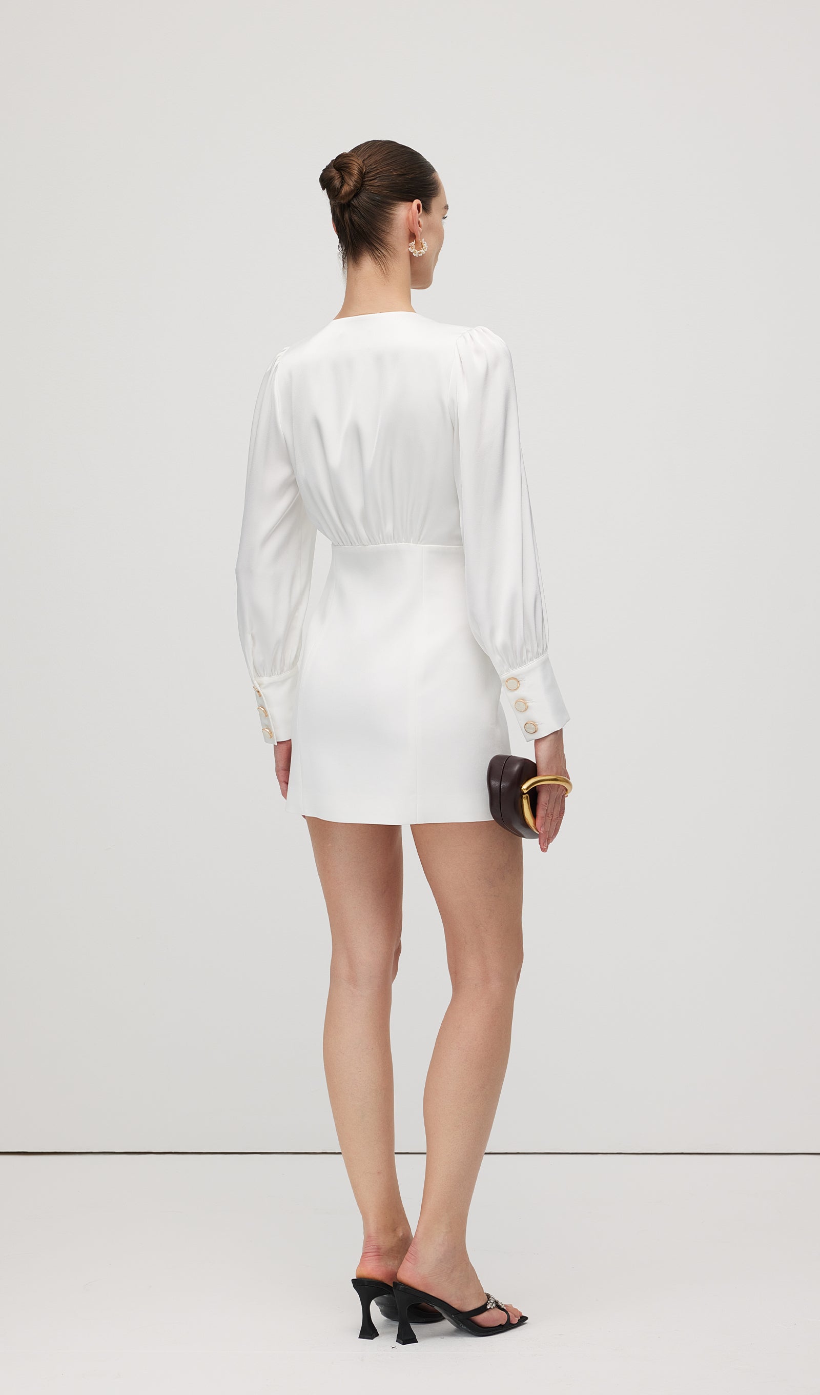 Combo With Wrap Bodice Mini Dress