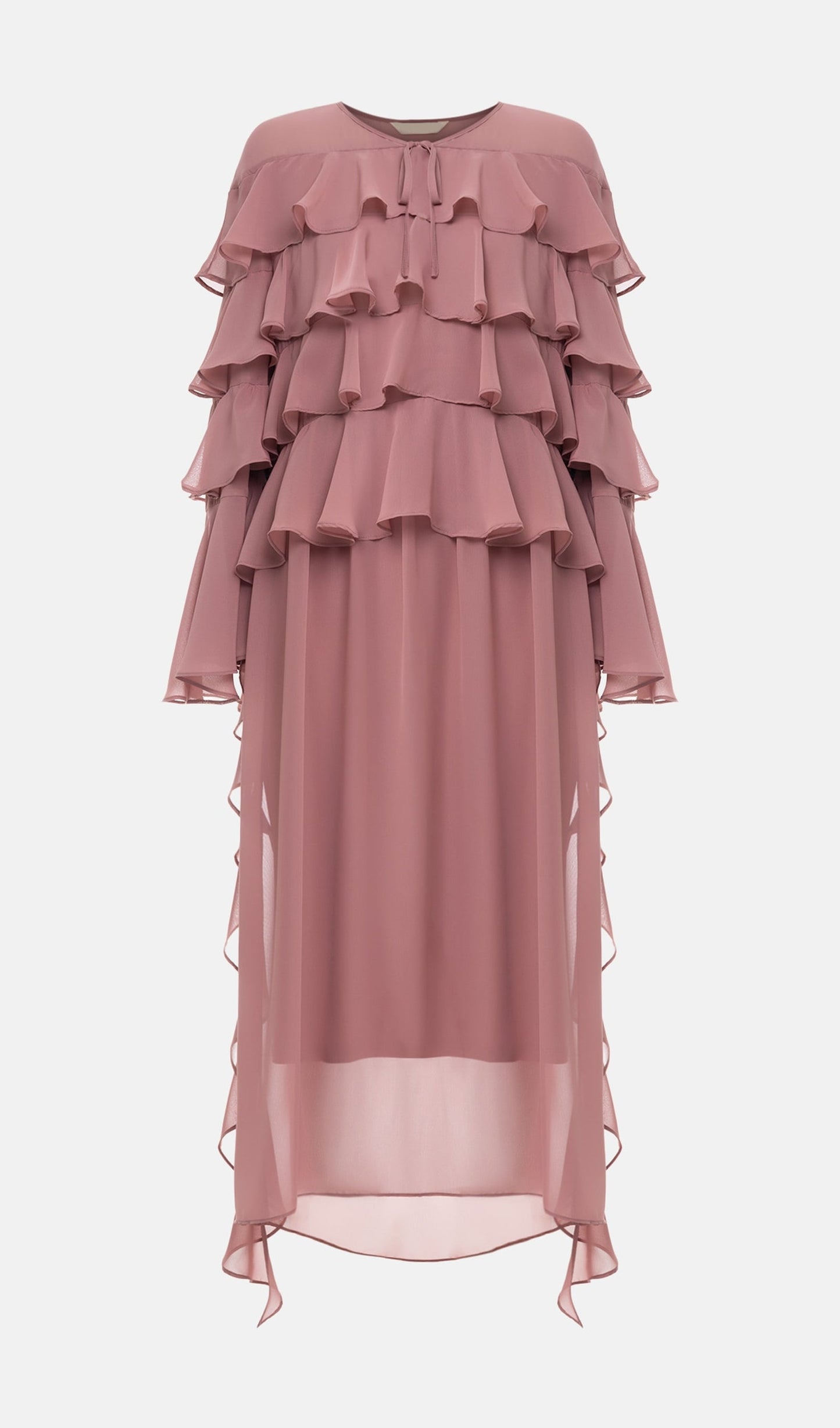 Airy With Ruffles Maxi Dress