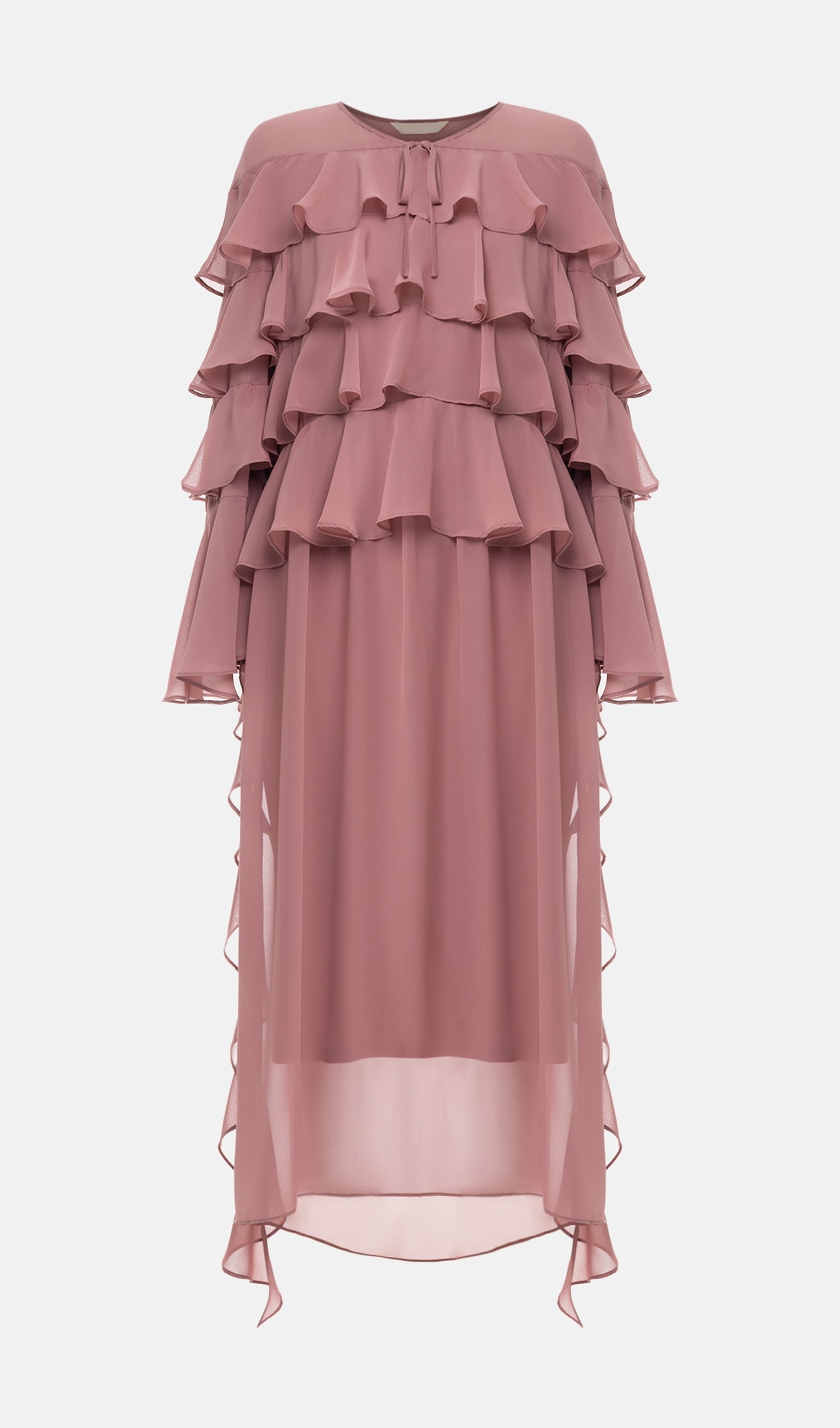 Airy With Ruffles Maxi Dress