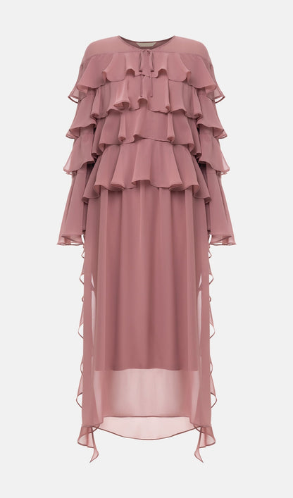 Airy With Ruffles Maxi Dress