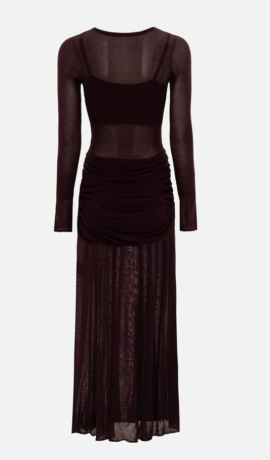 Semi Transparent Maxi Dress