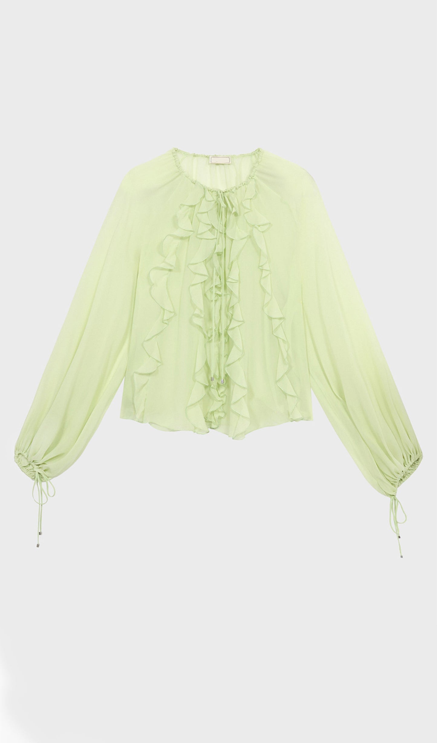 Georgette Blouse With Ruffles