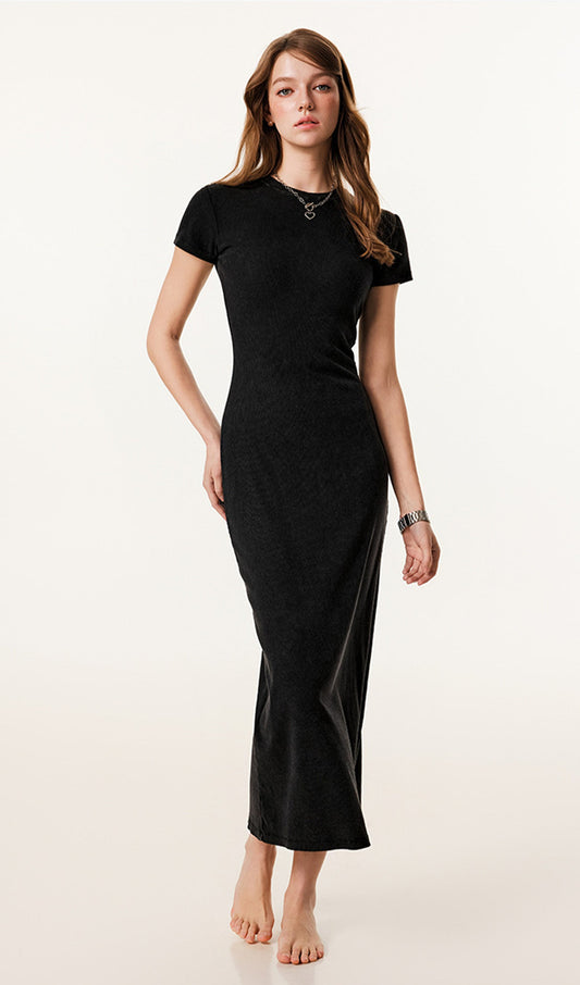 Jersey Bodycon Midi Dress