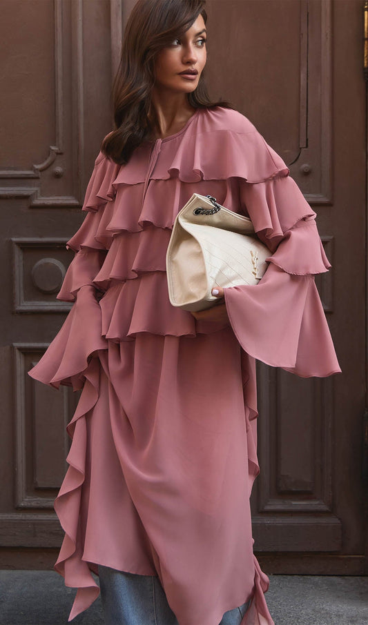 Airy With Ruffles Maxi Dress