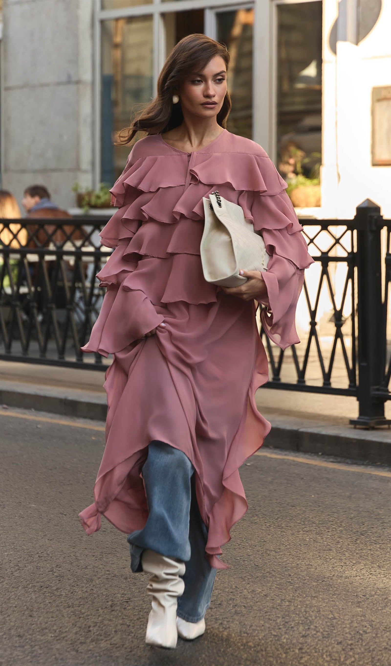 Airy With Ruffles Maxi Dress