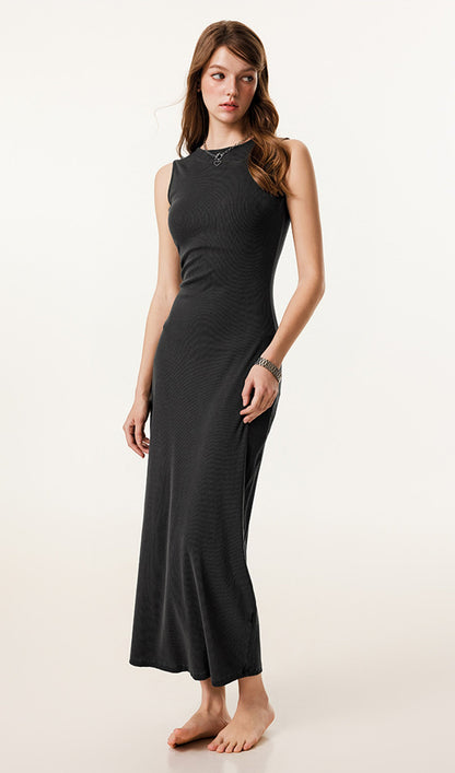 Ribbed Bodycon Midi Dress