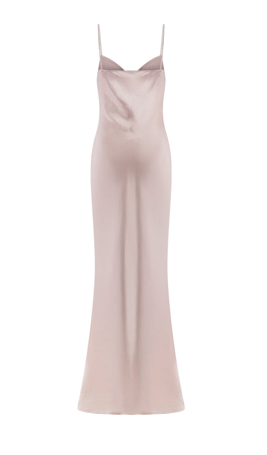 Sweetheart Satin Maxi Dress